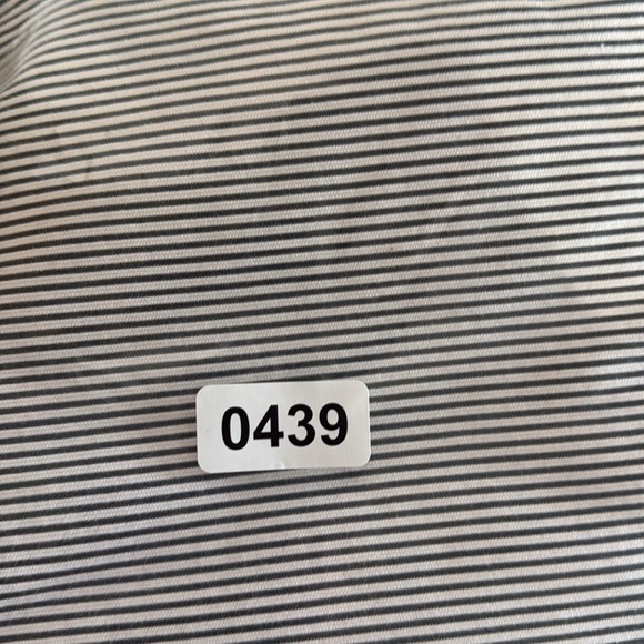 Talbots Women’s Capri Pants 12P Blue White Striped Signature Cotton Stretch - Picture 13 of 13